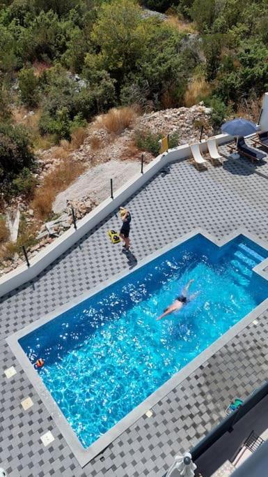 Apartment Vista Oasis With Pool And Terrace Trogir Buitenkant foto